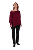 Maglia Alice scuba burgundy