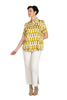 Look camicia optical panta bianco