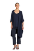 Look Kimono blu