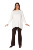 Greta Jersey Top in Cinnamon