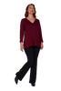 Maglia Instanbul scuba burgundy