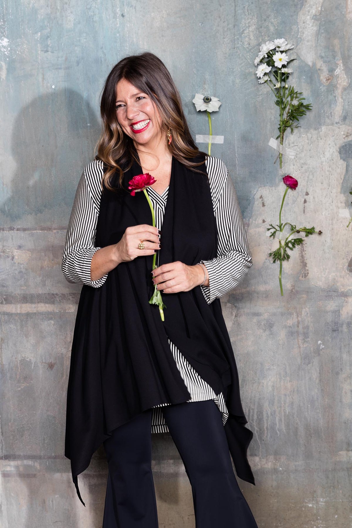 Frisco Gilet in Black