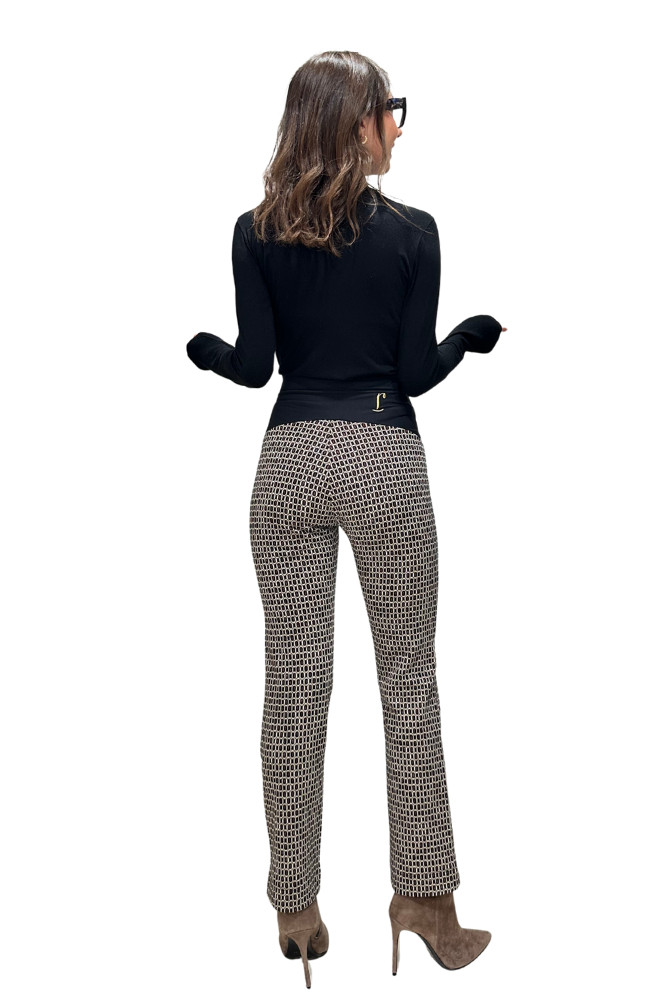 Panta Audrey jacquard lurex
