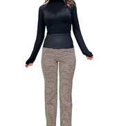 Panta Audrey jacquard lurex