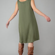 Abito Nina Verde Militare