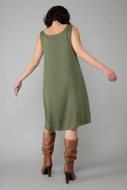 Abito Nina Verde Militare