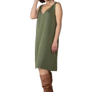 Abito Nina Verde Militare