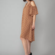Abito Tulip Fantasia Pois Nude