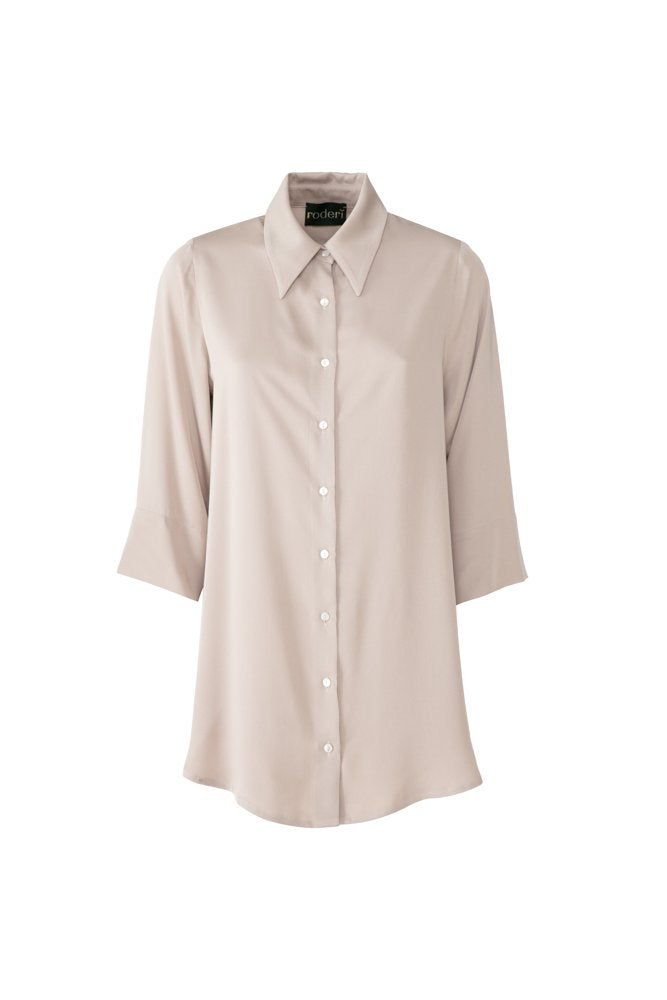 Camicia Milano over cipria