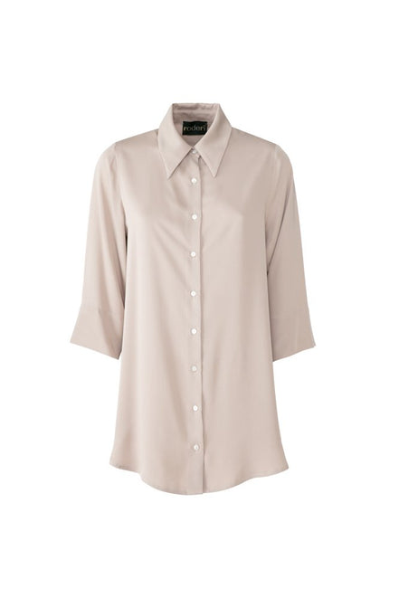 Camicia Milano over cipria