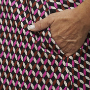 Panarea Dress in Pink Jacquard