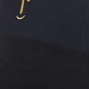 Panta Ny con spacchi frontali in punto Milano nero