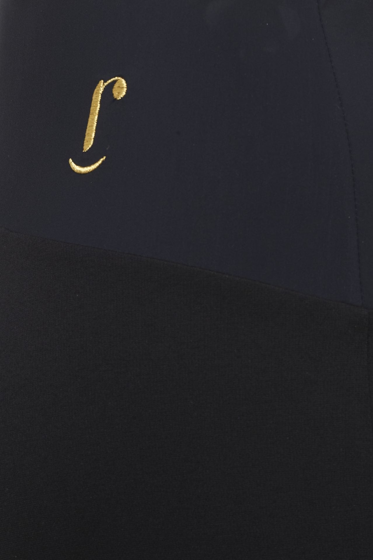 Panta Ny con spacchi frontali in punto Milano nero