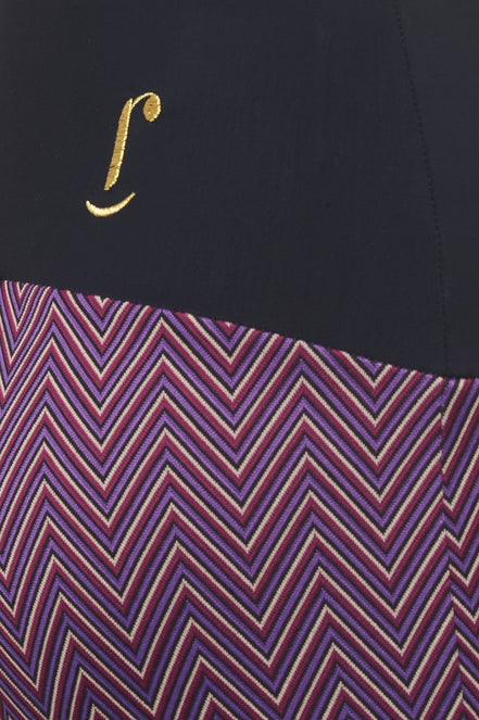 Panta Milano spina viola con baschina