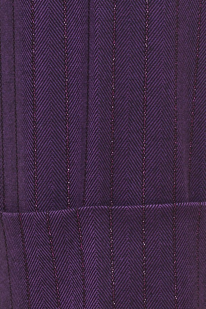 Panta Havana gessato viola con baschina