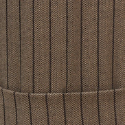 Panta Havana gessato marrone con baschina