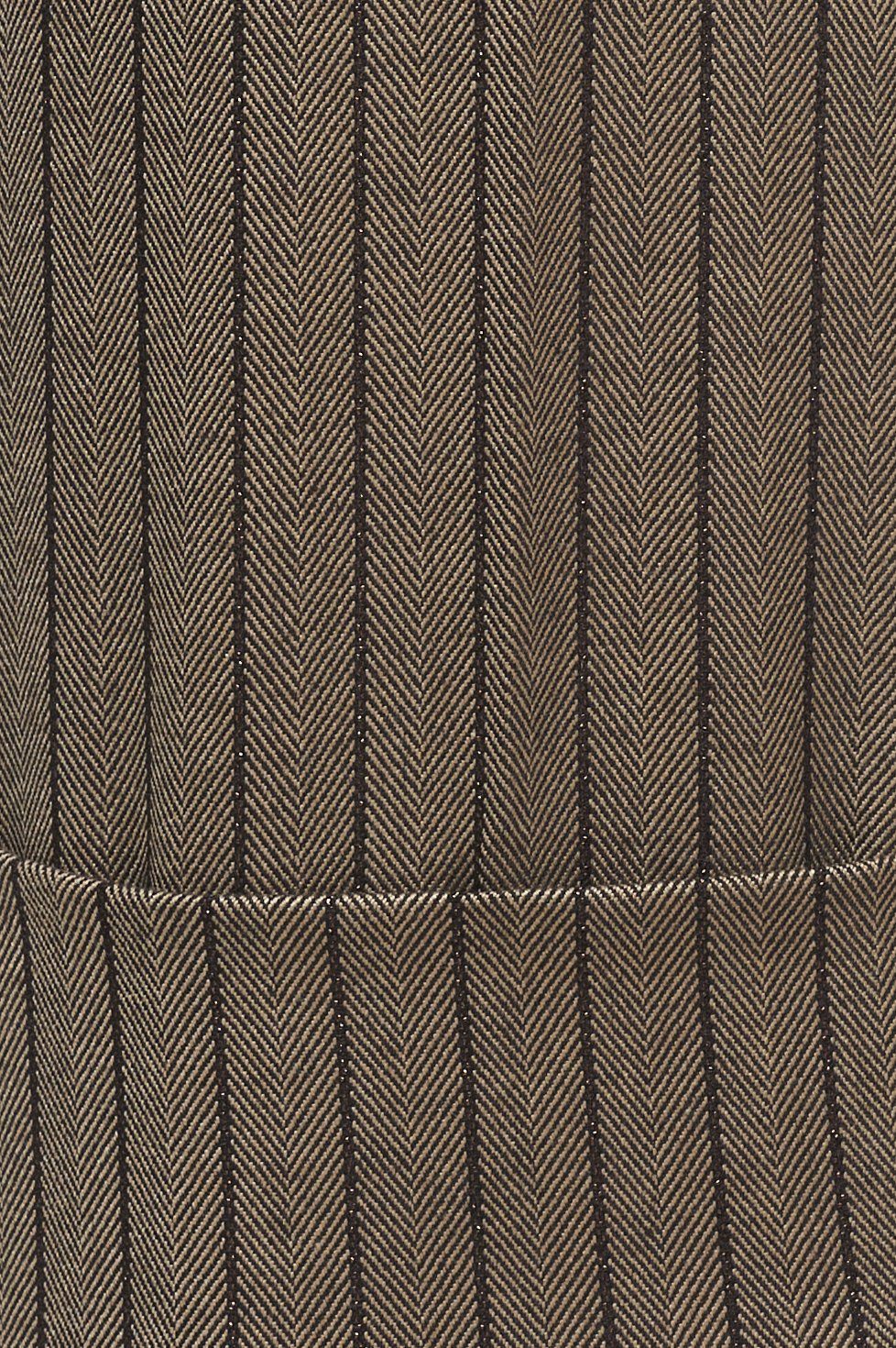 Panta Havana gessato marrone con baschina