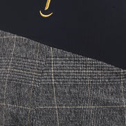 Panta Havana galles lurex grigio con baschina