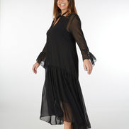 Abito Romantic Saint Tropez voile nero