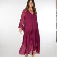 Abito Romantic Saint Tropez voile ciclamino