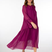 Abito Romantic Saint Tropez voile ciclamino