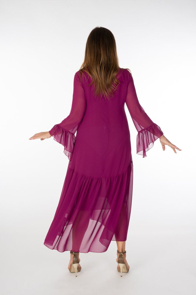 Abito Romantic Saint Tropez voile ciclamino