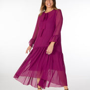 Abito Romantic Saint Tropez voile ciclamino
