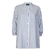 Camicia Vulcano riga bianca blu