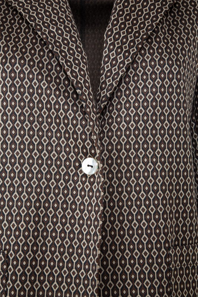 Giacca Procida Jacquard marrone