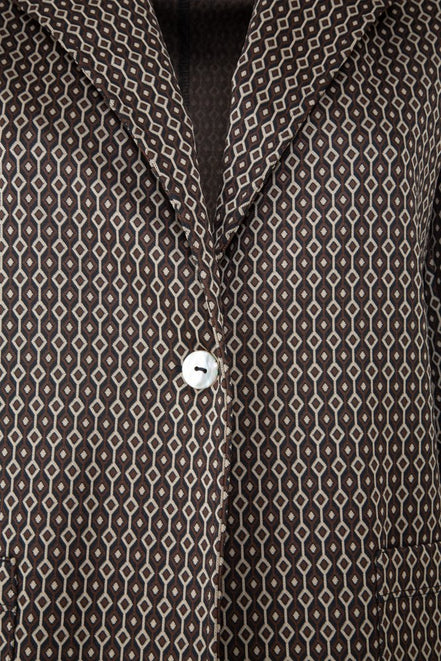 Giacca Procida Jacquard marrone