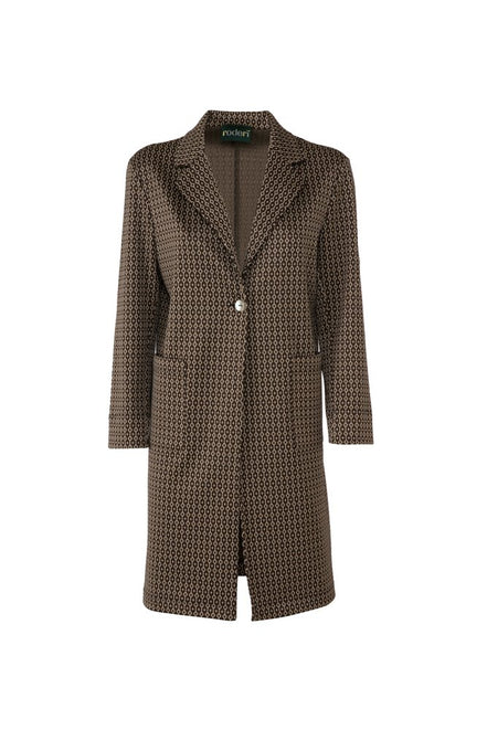 Giacca Procida Jacquard marrone