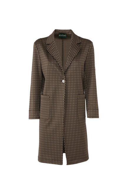 Giacca Procida Jacquard marrone