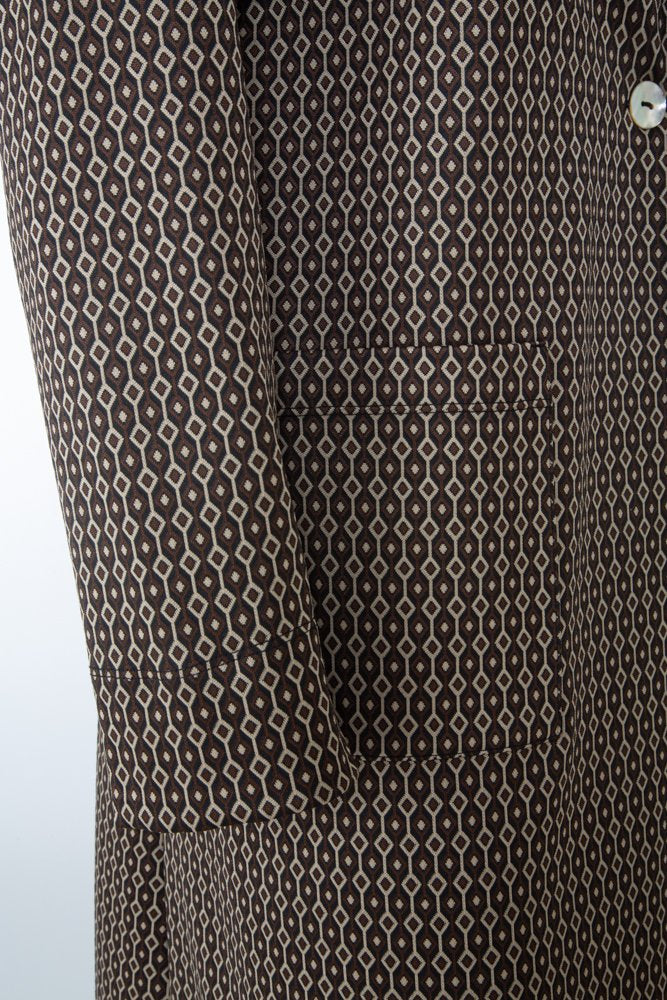 Giacca Procida Jacquard marrone