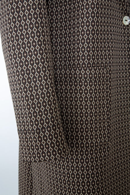 Giacca Procida Jacquard marrone