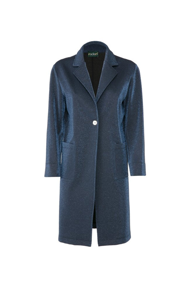 Giacca Procida lurex blu