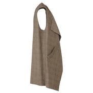 Gilet Barcelona principe di galles beige, nero e rosso