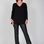 Maglia in scuba nera Istanbul