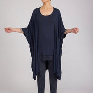 Look Kimono blu
