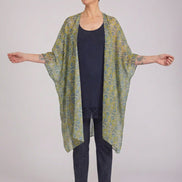 Kimono Jo fantasia verde blu