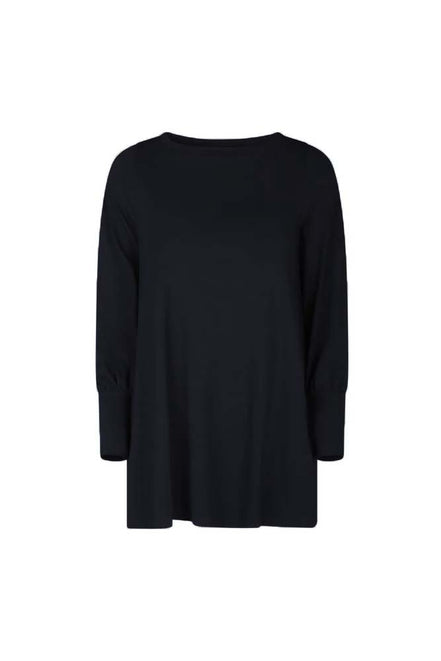 Maglia Greta in jersey nera