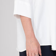 Camicia Milano techno satin latte