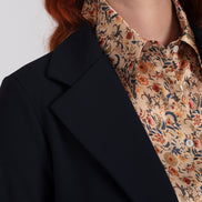 Blazer Berlin in crepe cady blu