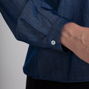 Camicia donna London in satin jeans