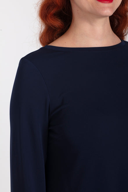 Maglia Giulia fluida blu