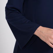 Maglia Giulia fluida blu
