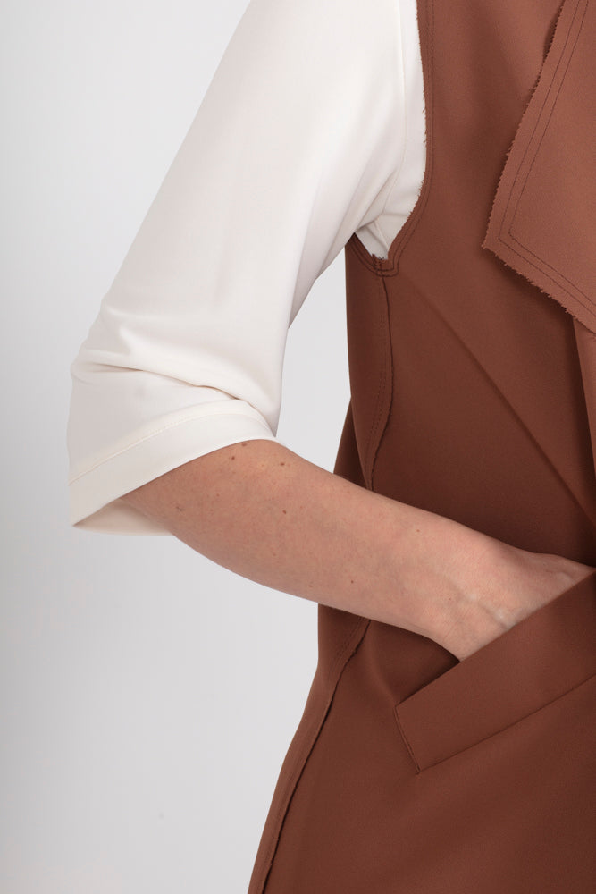 Gilet  Barcelona cady mocha