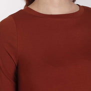 Maglia Greta jersey cannella