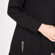 Maglia felpa scuba nera Alice