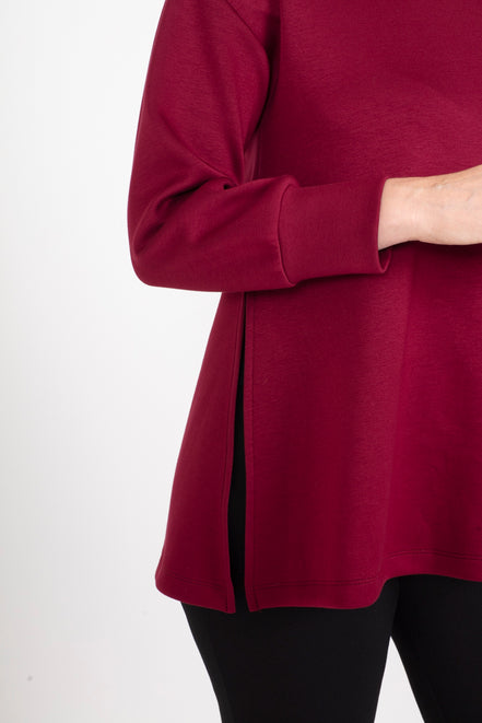 Maglia felpa scuba vino Alice