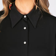 Camicia Milano fluido nero